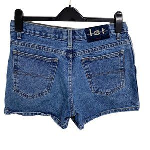 LEI Jeans Junior girls shorts pants heavy Jean blue size 11